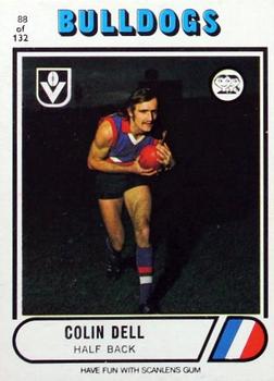 1976 Scanlens VFL #88 Colin Dell Front